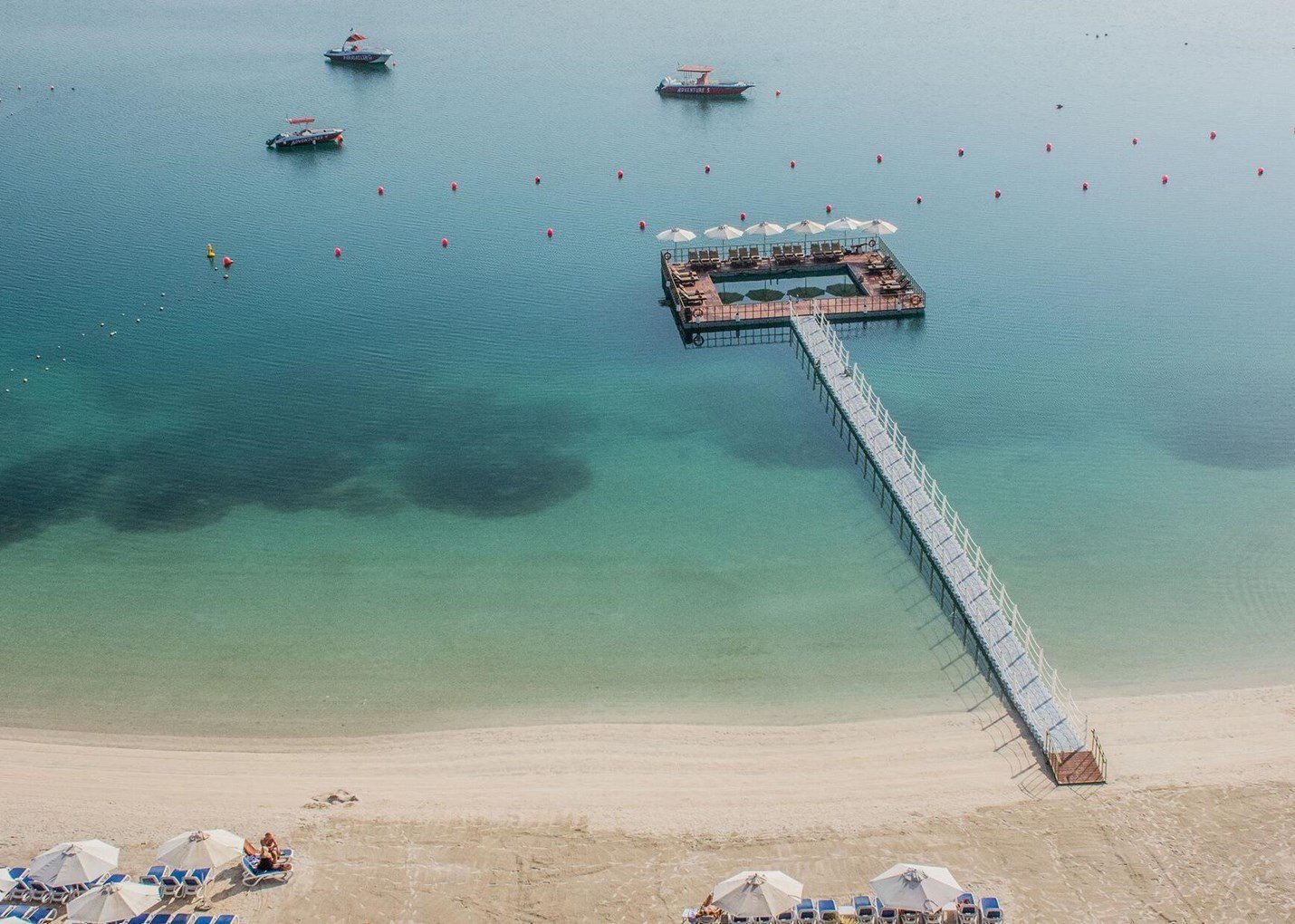 Ras Al Khaimah Floating Sea Pool Aerial 1 Hybris